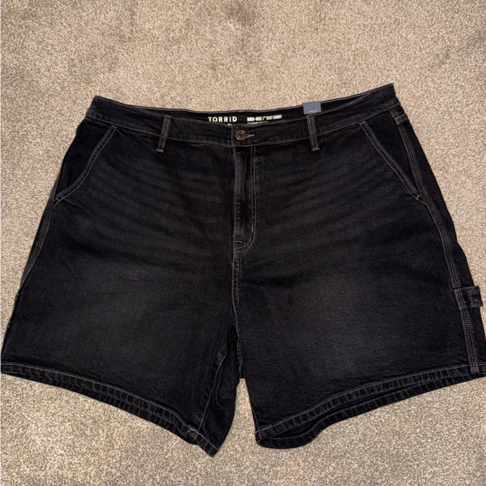 Torrid High Rise Dad Shorts